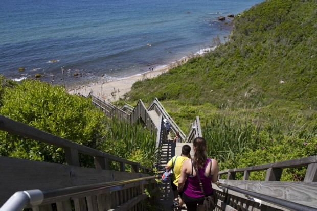 Mohegan Bluffs Stairs